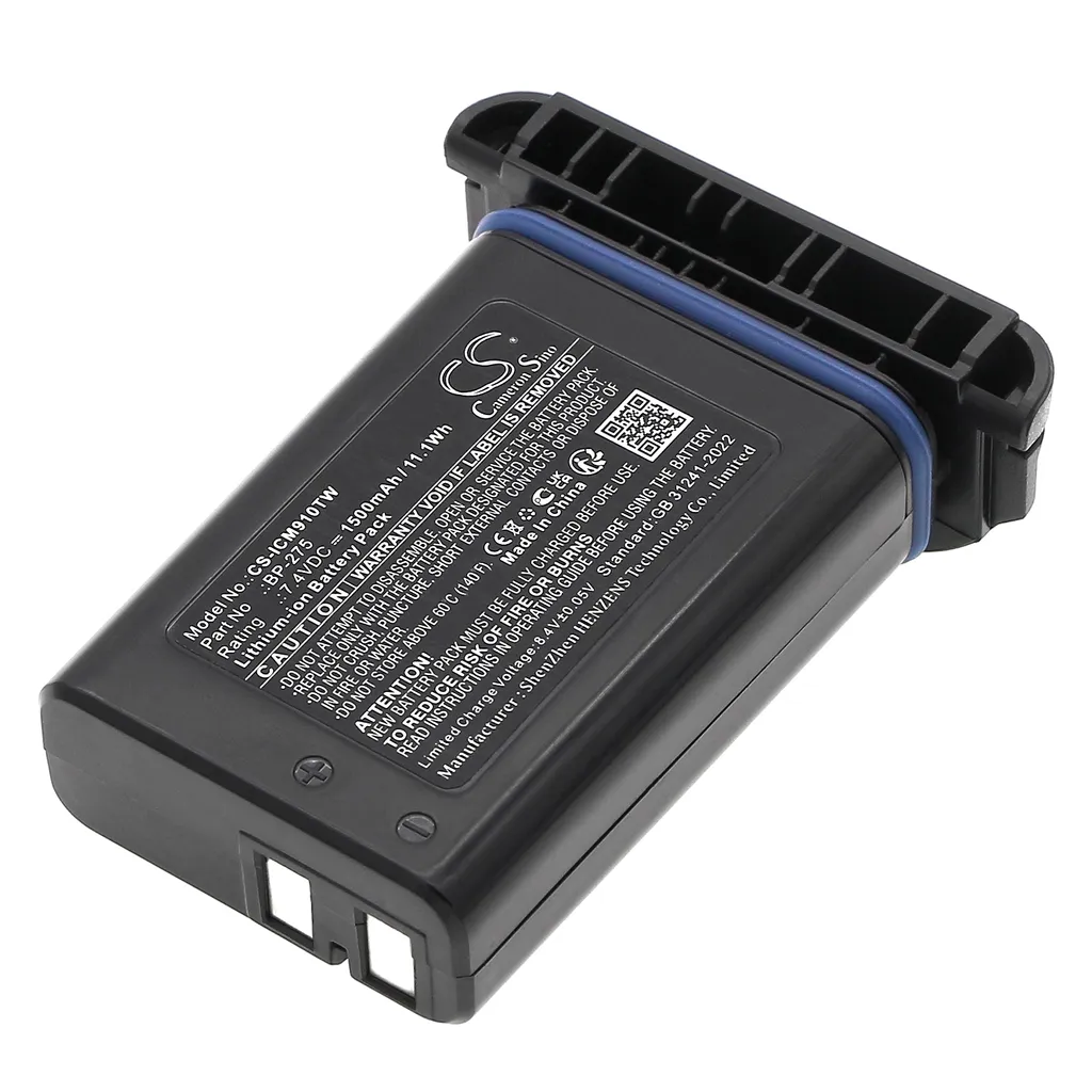 Batteri til BP-275 for Icom, 7.4, 1500mAh v:2378894
