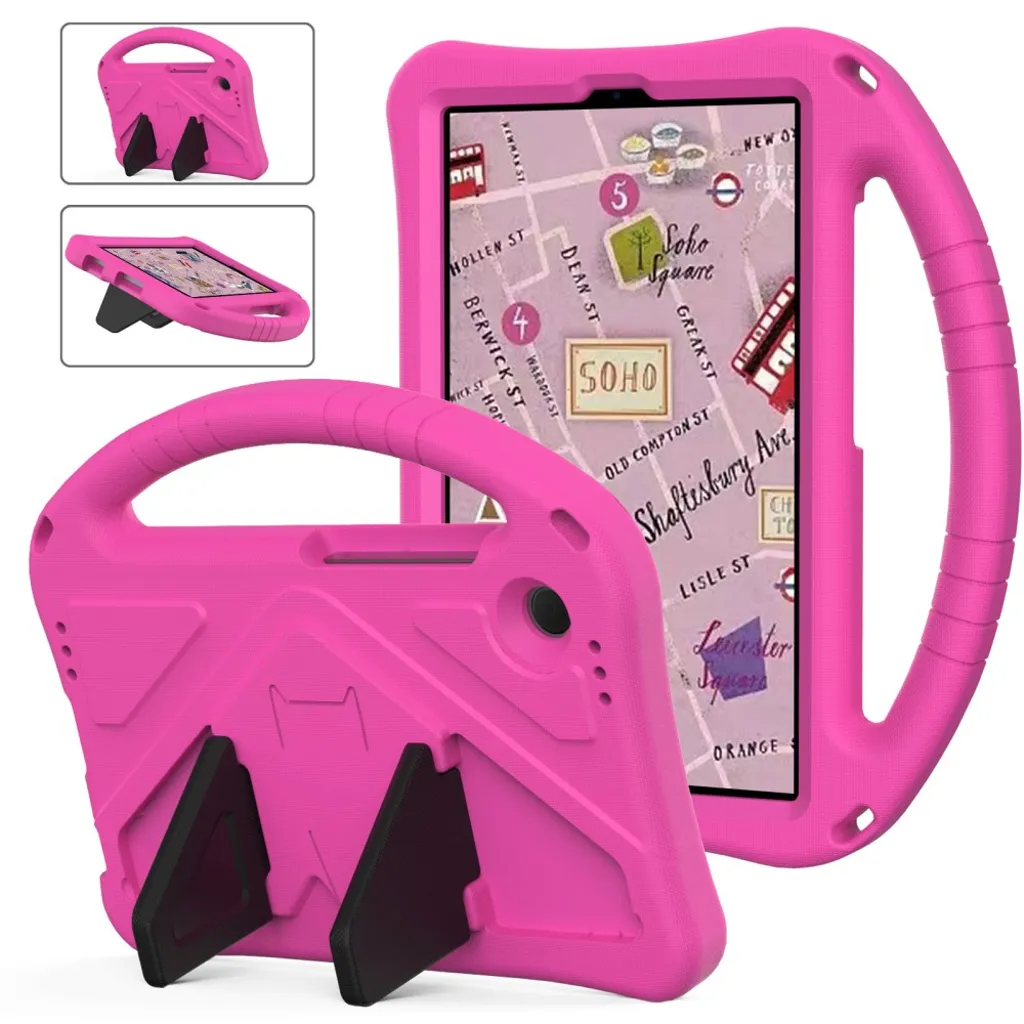 Samsung Galaxy Tab A11 / A9 deksel med håndgrep – rosa v:5041234